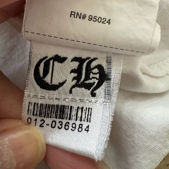 Chrome Hearts Los Angeles Cross White Pocket Tee S - Picture 11 of 11